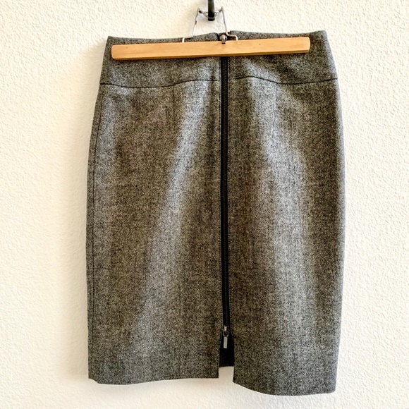 Banana Republic Tweed Pencil Skirt Sz 0 - Picture 3 of 5